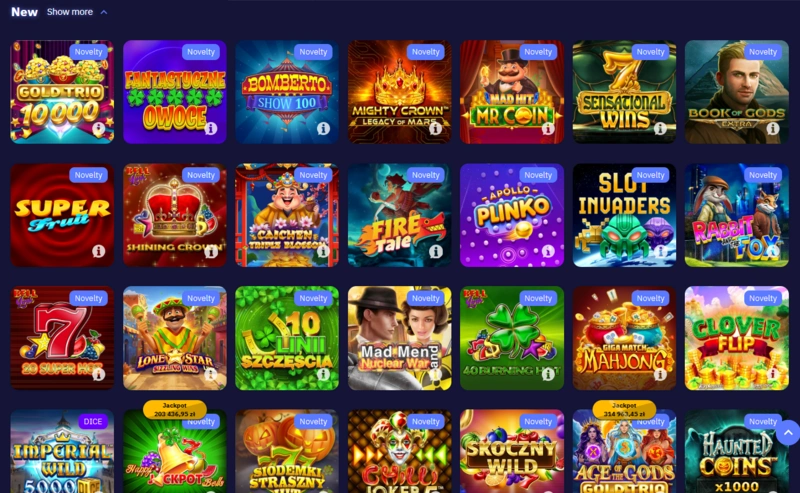 total new slots page