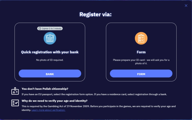 total registration page